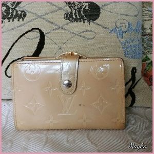 💝Authenti LOUIS VUITTON wallet💚vernis leather 💞